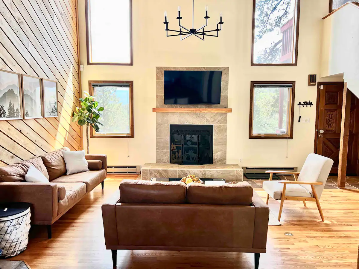 Vacation rental living room